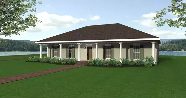 image of southern house plan 5641